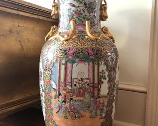 Porcelain Oriental Vase (2 available)