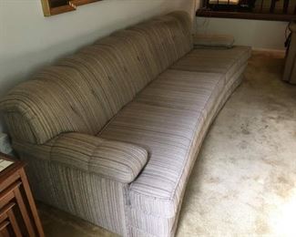 Mid Century Sofa, Long and Slightly Curved, Looks Barely Used.
Lot Number: 6