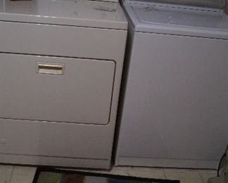 Kenmore gas dryer, Maytag washer