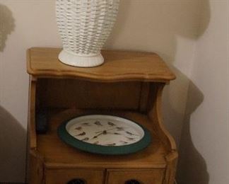 night or end table, white lamp