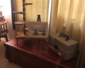 Cedar Chest, Art supplies, plant stand