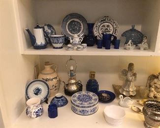 Great blue and white collection