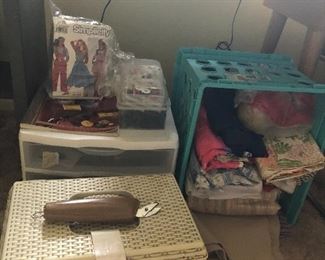 Sewing notions and fabric