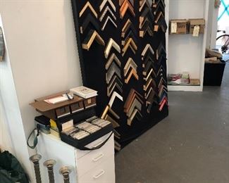 Candle Holders, Cassette Tapes, Frame Samples, Stemware (There is a Lot of Stemware).