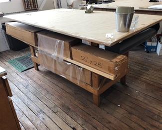 Work Tables, Plastic Sheeting