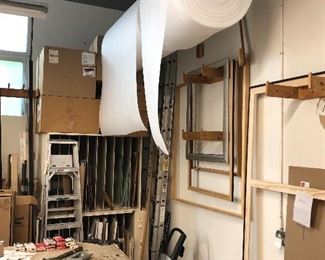 Foam Rolls and Holders, Ladders, Storage Bins, Frames