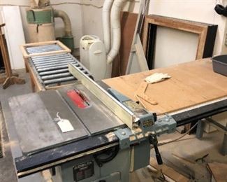 Table Saw, Roller, Large Custom Frames, Dust Collector
