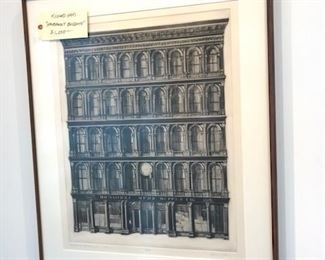 Framed Etching