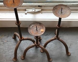 Iron Candle holders