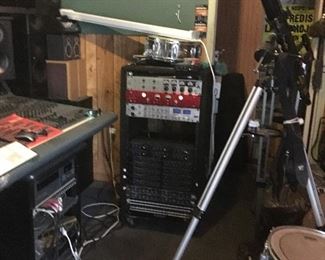 Equip for recording studio 