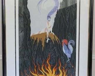 Erte French Rooster print no.260/300