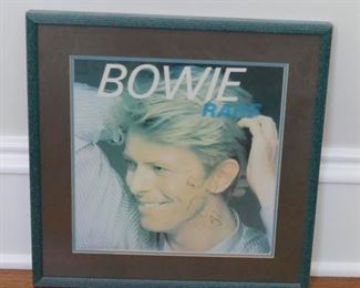 Autographed by David Bowie to a fan. 