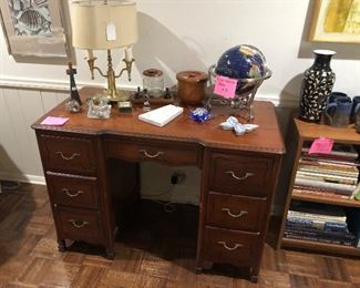 Knee hole vintage desk