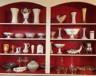 Vast collection of Lenox, china, porcelain and goldware. 