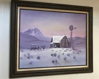 Large Collection of Oil Paintings
