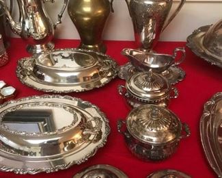 Elegant Silver Plated Servers