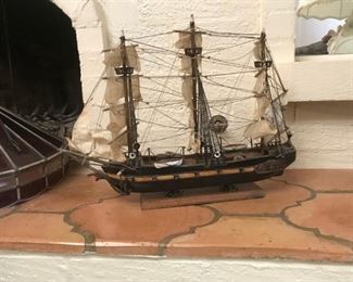 Wood masted Sailing Ship model