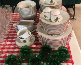 Culbertson vintage holiday Christmas china