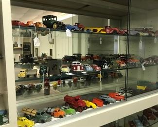 Toy car collection.