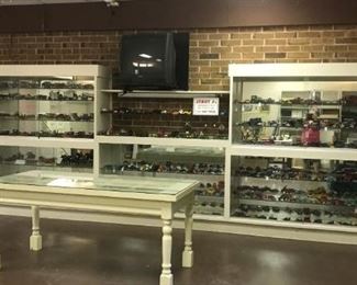 HUGE collection of antique, vintage, cast iron trucks, tractors, fire trucks, cars!!