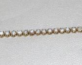 14 K Gold Bracelet, Stones not verified