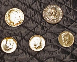 1964 Kennedy Half Morgan Dollar R Kennedy Coin
