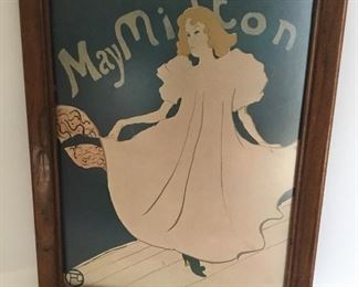 Vintage French May Milton wall print