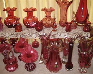 cranberry glass collection