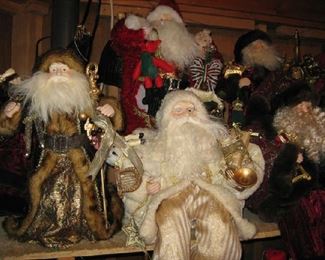 Santa collection, small, med., lrg.