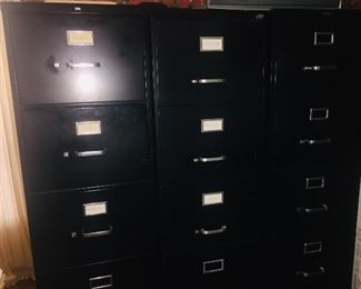 filing cabinets