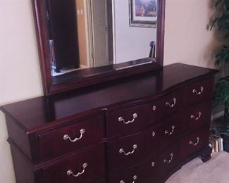 small cherry wood dresser