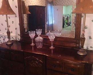 fine dresser with large mirror
