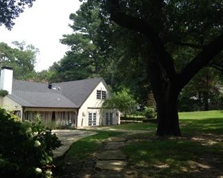 There are 2.12 acres with the house.