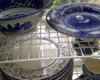 Nice selections of blue & white