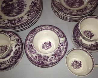 Plum & cream "Tonquin" by Royal Staffordshire Dinnerware