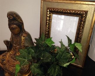 Buddha statue; one of many frames