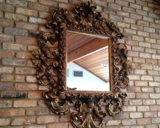 Incredible carved wooden frame