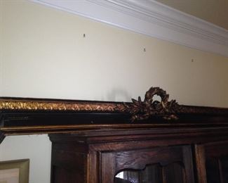 Long crown molding piece can be used in a variety of ways.