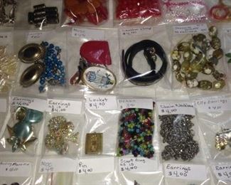 Some of the many pieces of jewelry