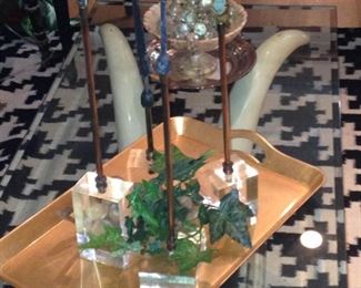 Acrylic & copper weather vanes