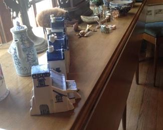 Heywood Wakefield drop-leaf table (has 4 chairs)