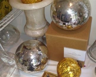 Mercury glass balls