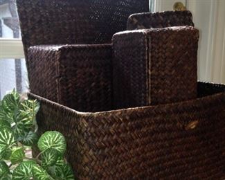 Assorted baskets