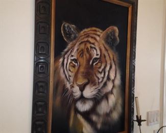 Framed tiger