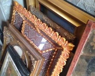 Assorted art and frames
