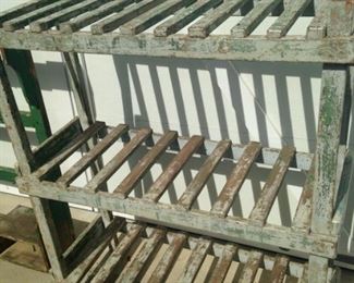 Rustic shelf unit