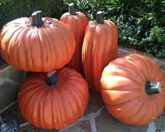 Large artificial pumpkins