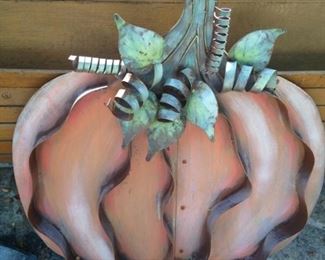 Metal pumpkin