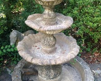 Large birdbath