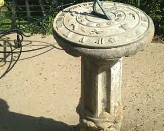 Concrete sundial